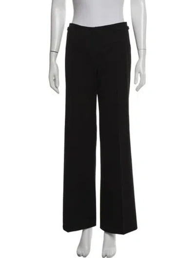 Pre-owned Barbara Bui Wide Leg Pants In Black