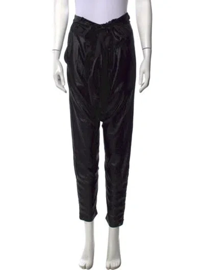 Pre-owned Barbara Bui Wide Leg Pants In Black
