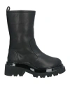 Barbara Bui Woman Ankle Boots Black Size 8 Leather In Black