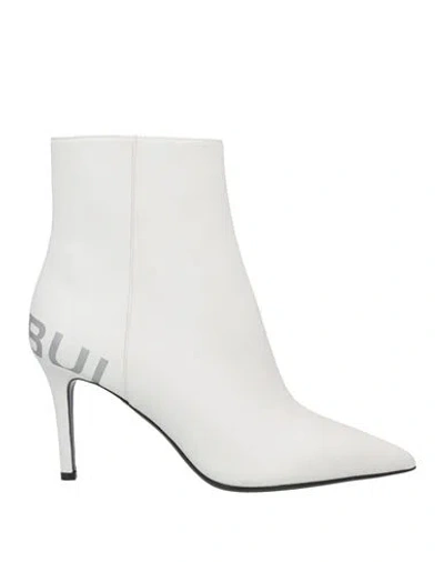 Barbara Bui Woman Ankle Boots White Size 6 Soft Leather