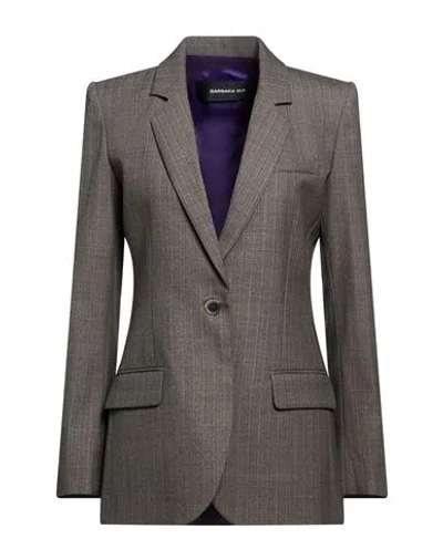 Barbara Bui Woman Blazer Grey Size 6 Viscose In Gray