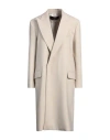 Barbara Bui Woman Coat Beige Size 8 Polyester, Wool, Elastane In Neutral
