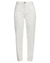 Barbara Bui Woman Jeans White Size 27 Cotton In White