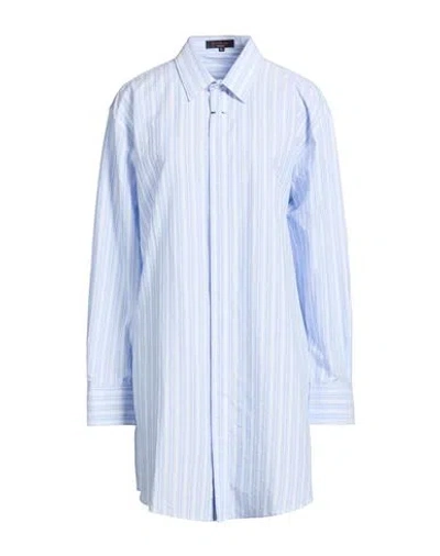 Barbara Bui Woman Mini Dress Sky Blue Size Xxl Cotton
