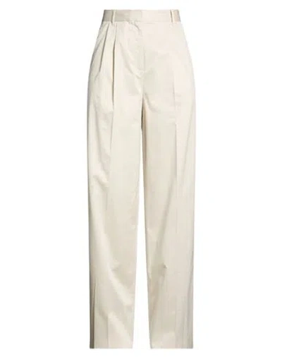 Barbara Bui Woman Pants Beige Size 4 Wool, Cotton, Elastane