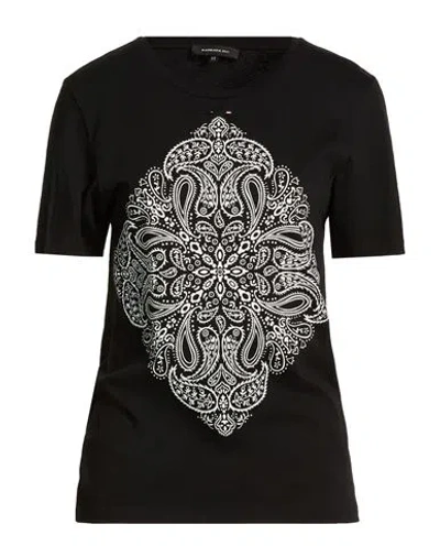 Barbara Bui Woman T-shirt Black Size 8 Cotton