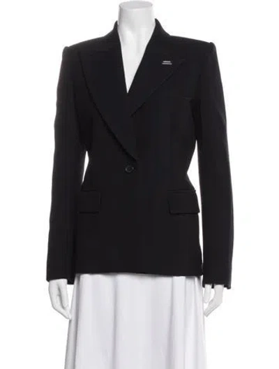Pre-owned Barbara Bui Wool Blazer In Black