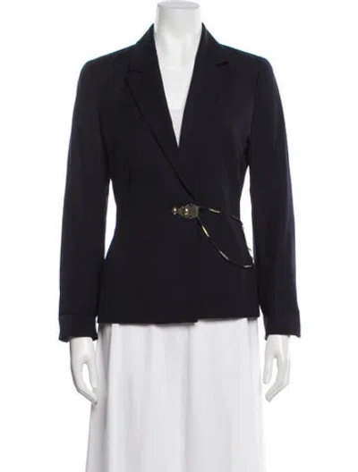 Pre-owned Barbara Bui Wool Blazer In Blue