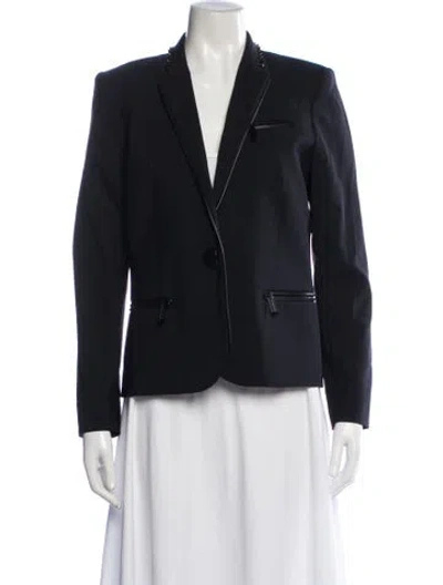 Pre-owned Barbara Bui Wool Blazer In Blue