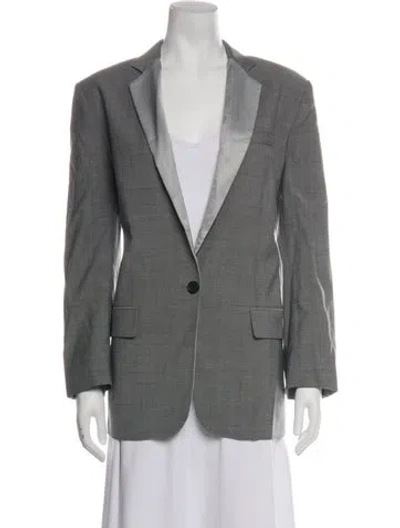 Pre-owned Barbara Bui Wool Blazer In Green