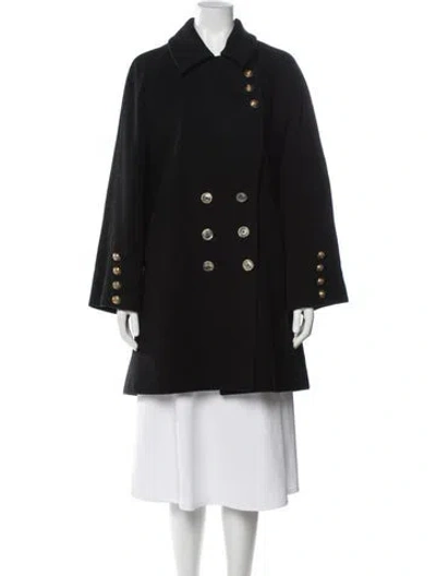Pre-owned Barbara Bui Wool Coat In Black
