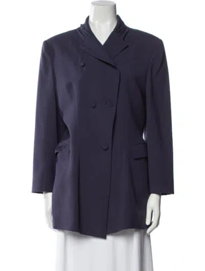 Pre-owned Barbara Bui Wool Evening Jacket In Purple