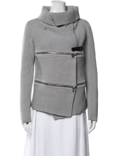 Pre-owned Barbara Bui Wool In Grey
