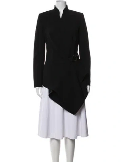 Pre-owned Barbara Bui Wool Jacket In Black