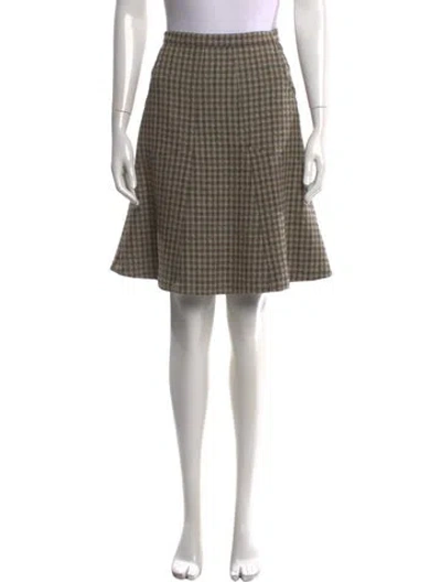 Pre-owned Barbara Bui Wool Mini Skirt In White