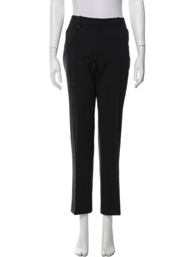 Pre-owned Barbara Bui Wool Straight Leg Pants In Blue