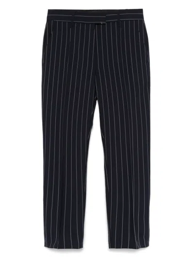 Barbara Bui Wool Straight-leg Trousers In Black