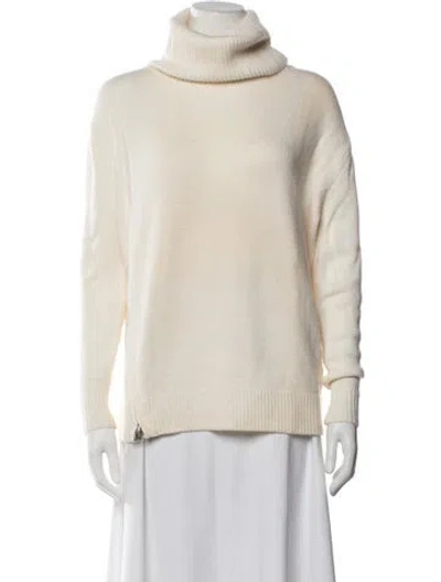 Pre-owned Barbara Bui Wool Turtleneck Sweater W/ Tags In Neutrals