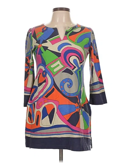 Pre-owned Barbara Gerwit 3/4 Sleeve Blouse In Gray