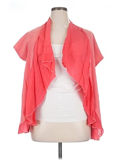 Pre-owned Barbara Lesser Kimono In Pink