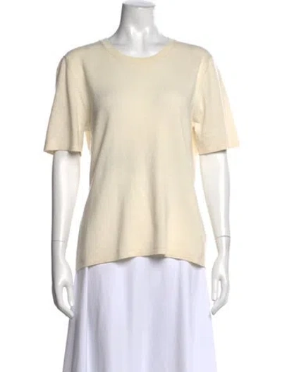 Pre-owned Barbara Lohmann Cashmere Crew Neck Sweater In Neutral