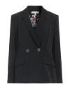 Barbara Lohmann Woman Blazer Black Size 10 Acetate, Silk In Black