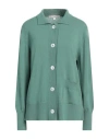 Barbara Lohmann Woman Cardigan Green Size Xl Cashmere