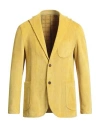 Barbati Man Blazer Marigold Size 38 Polyester, Polyamide, Elastane In Yellow