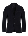 Barbati Man Blazer Midnight Blue Size 36 Cotton, Elastane