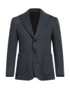Barbati Man Blazer Navy Size 38 Viscose, Polyester, Cotton, Elastane In Gray