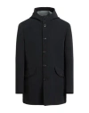Barbati Man Coat Black Size 44 Polyester, Elastane In Black