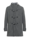 Barbati Man Coat Grey Size 42 Polyester, Polyamide In Gray
