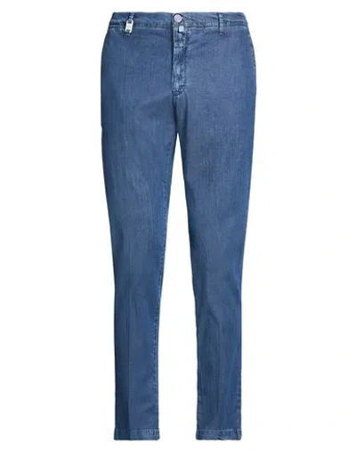 Barbati Man Jeans Blue Size 38 Tencel, Lycra