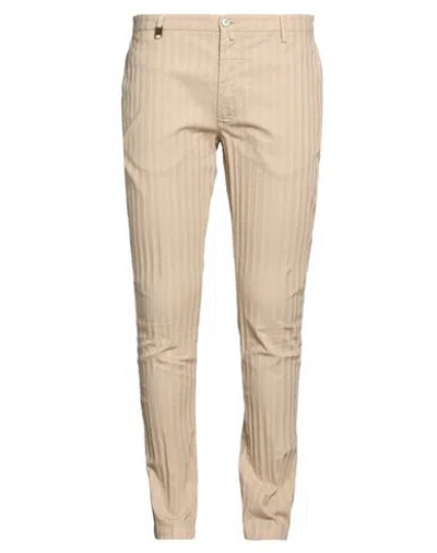 Barbati Man Pants Beige Size 28 Cotton, Elastane