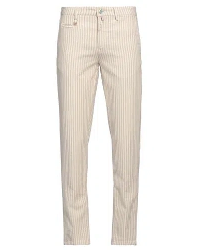 Barbati Man Pants Beige Size 30 Cotton, Polyamide