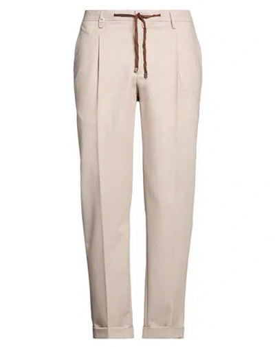 Barbati Man Pants Beige Size 30 Polyester, Viscose, Elastane
