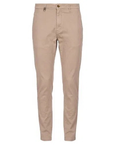 Barbati Man Pants Beige Size 34 Cotton, Elastane In Neutral