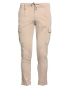 Barbati Man Pants Beige Size 36 Cotton, Elastane In Sand