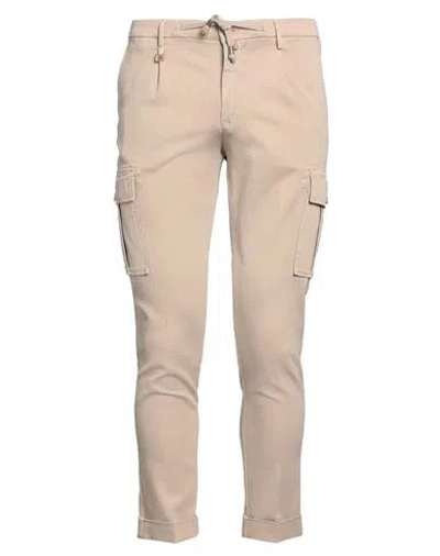 Barbati Man Pants Beige Size 36 Cotton, Elastane