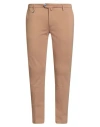 Barbati Man Pants Beige Size 38 Viscose, Polyamide, Elastane In Brown