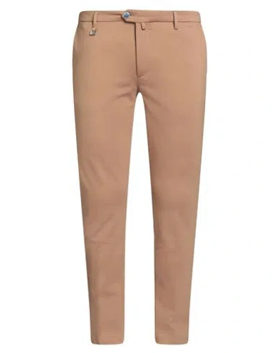Barbati Man Pants Beige Size 38 Viscose, Polyamide, Elastane In Brown