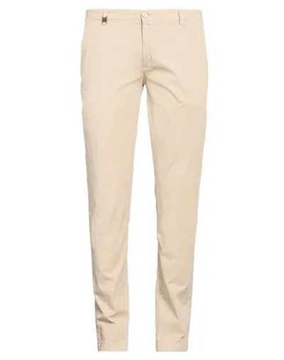Barbati Man Pants Beige Size 40 Cotton, Elastane In Neutral