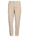 Barbati Man Pants Beige Size 42 Cotton, Elastane In Neutral