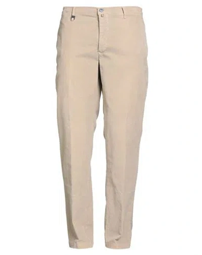 Barbati Man Pants Beige Size 42 Cotton, Elastane In Neutral