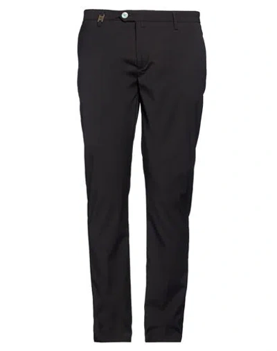 Barbati Man Pants Black Size 28 Polyester, Viscose, Wool, Elastane