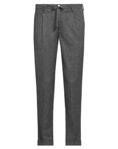 Barbati Man Pants Black Size 34 Polyester, Viscose, Elastane