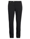 Barbati Man Pants Black Size 40 Polyester, Viscose, Elastane
