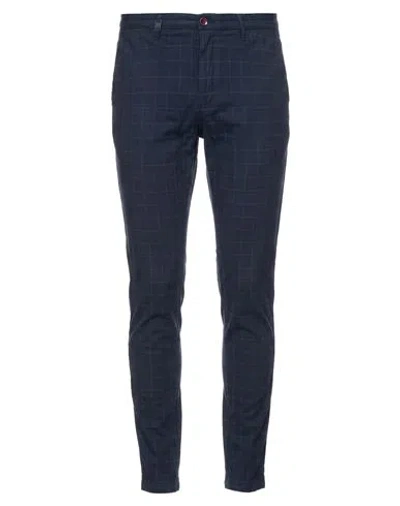 Barbati Man Pants Blue Size 36 Cotton, Polyester, Elastane