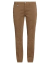 Barbati Man Pants Brown Size 42 Cotton, Elastane In Brown