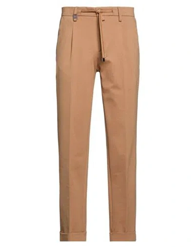 Barbati Man Pants Camel Size 28 Viscose, Polyamide, Elastane In Sand